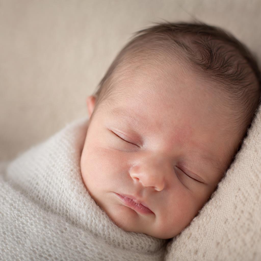 AI portrét bábätka vygenerovaný BABYSMILK AI LAB